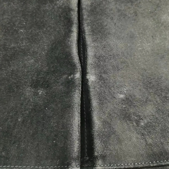 GUCCI Black Suede Bamboo Top Handle Satchel Hand Bag! - Picture 5 of 14